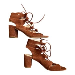Nine West Gladiator sandal, block heel, size 7.5